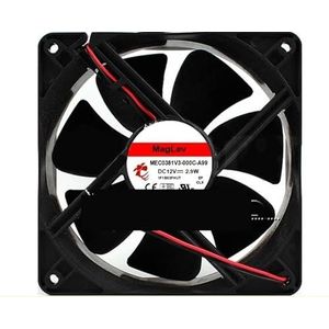 Voor SUNON MEC0381V3-000C-A99 DC 12V 2,9W 120x120x38mm 2-draads serverkoelventilator