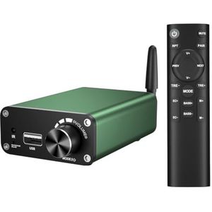 Qussedser Bluetooth Audio Versterker TPA3116 Stereo 2.0 Kanaals D Home Theater Versterker 200 W Power Digitale Audio Versterker