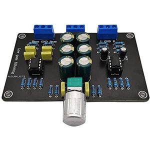 Fuzzbat 2 Manier Subwoofer Frequentie Divider Board Elektronische Low-Pass Filter Crossover AC12V NE5532 (88Hz)