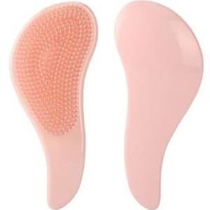1 STKS Antistatische Massage Haarborstel Douche Massage Haarborstel Kam Salon Haar Styling Tool Magische Handvat Kam(Naked pink)