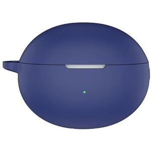 Voor Huawei FreeBuds 6i hoofdtelefoon case Siliconen case Drop-proof en stofdichte hoofdtelefoon case (Donkerblauw)