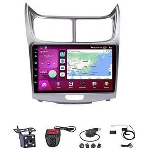Android Autoradio Video Multimedia Speler, 9 Inch Touch Screen Radio Plug And Play Autotoebehoren Met Bluetooth En Navigatie En Achteruitrijcamera Voor Chevrolet Sail 2010 2011-2014(M200S 4G+WIFI 2G