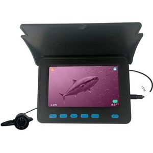 4,3"" HD-schermviscamera met diepte-/temperatuurweergave, infrarood nachtzicht, 15-30 m kabel, oplaadbare batterij Geschikt voor slecht zicht(30M)