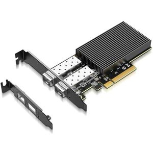 10Gb Dual LAN SFP PCI-e Netwerkkaart, 82599 (X520-DA2) Controlemechanisme, 10Gbps Ethernet-Adapter, 2 * 10Gbe SFP-poort, 10G NIC-kaart, Ondersteuningsvensters/Windows Server/VMware