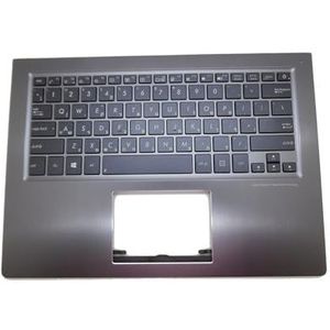 Laptop PalmRest & toetsenbord voor ASUS UX302 UX302L UX302LA UX302LG Grijze behuizing met achtergrondverlichting LASWHBBRAR(Hebrew HB)