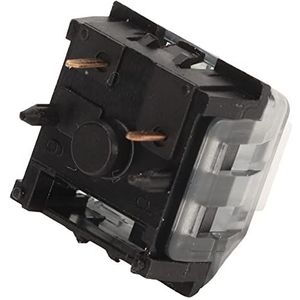 Toetsenbordschakelaars, Stofdicht 30 Stuks Mechanische Toetsenbordschakelaars met Achtergrondverlichting voor Laptop DIY (Witte schakelaar zwarte basis)