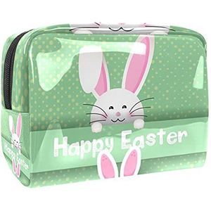 Waterdichte cosmetische tassen, groene stippen reizen cosmetische tassen, multifunctionele draagbare make-up tassen, reizen cosmetische tas organizer voor vrouwen, Multi kleuren 03,