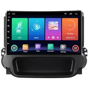 Dubbele DIN Android 14 autoradio voor Chevralet Malibu 2012-2015 9 Duim QLED Touch screen-met Draadloze Carplay Android Auto GPS navigatie 4G WiFi Stuurwielbediening achteruitrijcamera(P2 WIFI 4-Core