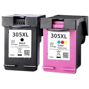 Geschikt for H-*0P 305 305XL inktpatronen 2723 2720 2721 2722 2710 2320 4110 4130 6410 2700 e printercartridges(Black and Color)