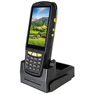 2D Barcodescanner, 4,0 Inch Touchscreen, WiFi 4G LTE BT NFC, Android 7.1OS, Waterdichte Robuuste PDA, For Magazijnbezorging, Voorraadbeheer In De Detailhandel(Charging Set)