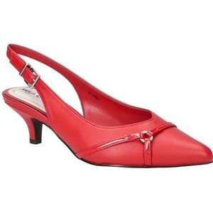 Easy Street Feena damespumps, rood/uitstapje, effen (Getaway Solids), 37 EU, Rode Excursie Effen Getaway Solids, 37 EU