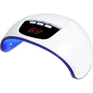 UV LED Nagellaklamp Gel 48/54W Droger 3 Timer Nagellak Uithardingslamp(MJ73-10-White)