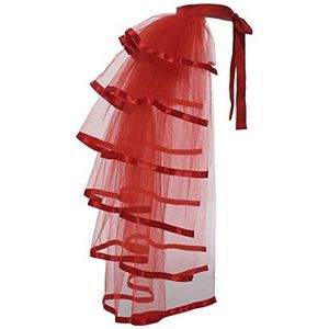 Graceart Steampunk kostuum voor dames, ruches, saris, tutu, petticoat, onderrok, Halloween, cosplay, victoriaanse jurk