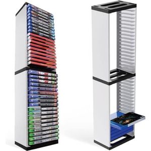 Games Storage Tower voor PS5, gameschijven opslag toren houder standaard, opslag 36 PS5 games of Blu Ray Disks