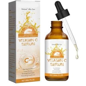 Vitamine C Anti-aging Serum, verlicht pigmenten, vermindert fijne rimpels, hydrateert en verheldert, geschikt voor elk huidtype (3 stuks)