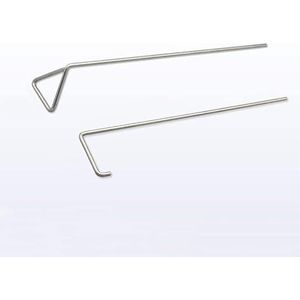 10 stuks/partij laboratorium roestvrijstalen driehoekige/L-vormige celspreider for het duwen en schrapen van cellen in petrischalen in het laboratorium (formaat: A-type)(B-Type)