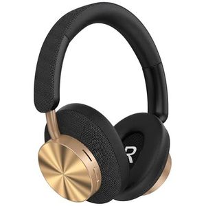 ND NEXT DESTINATION ND-06 Draadloze hoofdtelefoon met Bluetooth 5.3, krachtige bas, batterij 40H, verstelbaar, sport, ruisonderdrukking, draadloze over-ear hoofdtelefoon, zwart