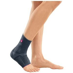 Medi Levamed Enkelbandage voor het stabiliseren van de enkelgewrichten, uniseks, zilverkleurig, maat V, aan beide zijden draagbaar