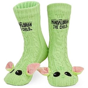 Disney Stitch Fluffy Socks Vrouwen Pantoffel Sokken Stitch Gifts (Groente Baby Yoda)
