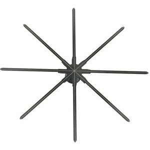 59in 150CM 3D Hologram Fan Display Met 2880 LED-lampjes WiFi Cloud Advertising Party Decoratieve Evenementenwinkelverlichting Eenvoudig video wijzigen