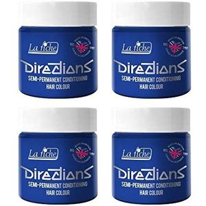 La Riche Directions Semipermanente haarverf, 100 ml, blik van 4 stuks, Atlantic Blue