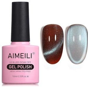 AIMEILI Hema Free Cat Eye Gel Nagellak UV LED Gellack Soak Off Vegan Cruelty-Free Gel Polish 10ml (741)