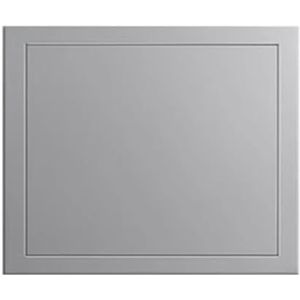 Toegangspaneel, inspectieklep, magnetische plafonddeur toegangsdeur met muurgat deksel, onzichtbaar aluminium paneel (grijs, 200 x 300 mm (7,9 x 11,8 in))