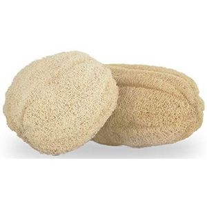 Loofah Moments TM Badspons, natuurspons van Luffa, veganistisch en plasticvrij, douchespons & peeling