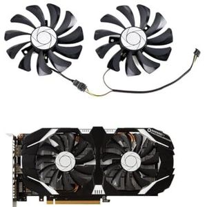 2 stuks/set 85MM HA9010H12F-Z koelventilator voor MSI voor GTX 1060 960 P106-100 P106 OC 6G grafische kaartkoelerventilator
