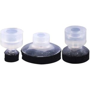 1 stuk SP-08/10/12/15/20/25/30/40/50 SP-S08/10/12/15/20/25/30 zwarte enkellaagse siliconen zuignap (SP-20)