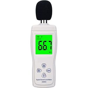 Digitale Geluidsniveaumeter Noise Tester Decibel Meter Handheld Audio Geluidsniveau Monitor Meetbereik 30-130dB,Nauwkeurige Metingen