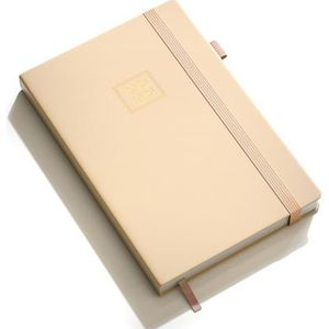 DeDe Bee Kalender 2025-2026, weekplanner, agenda, boekkalender, A5, gebonden uitgave, dagboek, meertalig, 1 week 2 pagina's, juli 2025 - december 2026 (roze)