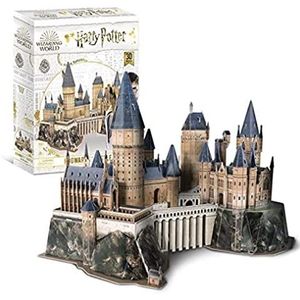 Asmodee - CubicFun - Harry Potter Hogwarts kasteel - Bouwspel - 3D-puzzel - veelkleurig - 197 stukjes - vanaf 8 jaar - 60 minuten