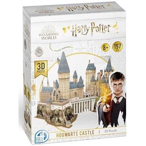 Asmodee - CubicFun - Harry Potter Hogwarts kasteel - Bouwspel - 3D-puzzel - veelkleurig - 197 stukjes - vanaf 8 jaar - 60 minuten