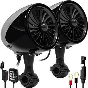 Aileap - SPK350X - Bluetooth Stereo Luidspreker - Zwart - 4 inch - Waterdicht