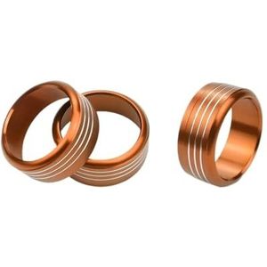 Middenconsole Knop Voor Forester 2014-2018 Voor Crosstrek XV 2013-2017 Voor Impreza 2014-2016 WRX STi 2015-2020 Airconditioningknop(Oranje)