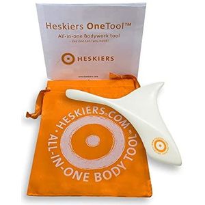 Heskiers OneTool Alles-in-één zelfmassageapparaat, ergonomisch massagegereedschap voor het vrijgeven en herstellen van fascia, persoonlijke stimulator, handmassageapparaat voor pijnlijke spieren,