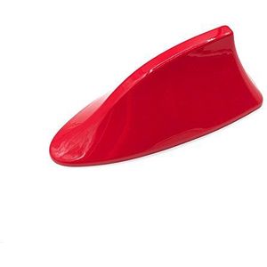 GPRTKULE Auto Haai Antenne Radio FM Signaalantennes Decoratieve Radyo Anteni/Fit Voor Auto SUV/Fit Voor/Fit Voor Auto Styling (Rood)