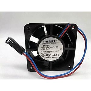 LMNCBVYA TYP612 PAPST 60mm 12V Cooling Fan - 2.5W 60x60x25mm Fan for Efficient Cooling Solutions