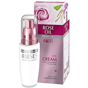 Nature of Agiva Roses Oil & Argan Oil Intensieve Anti-rimpel, Instant Lift, Hydration Rich Oogcontour Cream (Parabaanvrij) - 30 ml