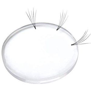 LASSUM 2 Stuks Geënte Valse Wimper Siliconen Pad Quick Blossom Pad voor Wimper Extensions Wimper Make-up Tool (Diameter 3cm)