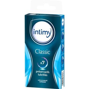 Intimy – 7 condooms classic – condooms met bakjes – glad oppervlak – hoogwaardig latex – 2 stuks