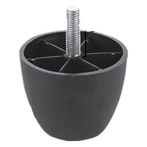 MIKFOL 1 stuks ronde plastic poten tafelpoten tafel stoel benen meubels benen bank benen kast benen ronde poten (kleur: I012 rond 72 x 60 m 10 x 25)