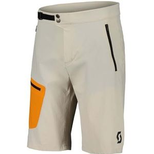 Scott - Korte broek voor heren met zak Explorair Light - wit, stofwit oranje, M