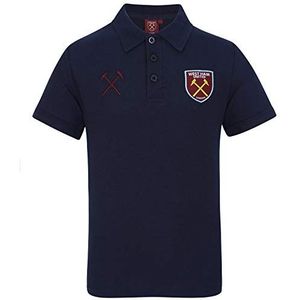 West Ham United FC - Poloshirt voor mannen met clublogo - Officieel - Clubcadeau - Marineblauw - XXL