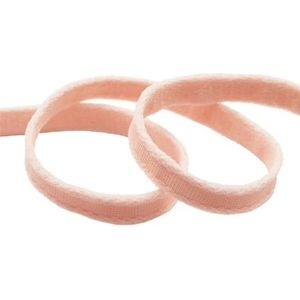 2 5 10 Yard 3/8"" 10mm nylon beha beugel wrap elastische pluche band piping tape ondergoed lingerie naaien trim-petal perzik-2 werven