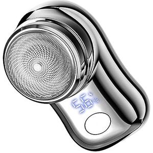 Elektrisch mini-scheerapparaat voor mannen, elektrisch zakscheerapparaat, draagbaar, mini-scheerapparaat, wasbaar, voor storm, reizen, voor thuis, op reis en als cadeau