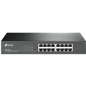 TP-Link TL Switch Desktop Web-beheerd. 16-Port Gigabit zwart