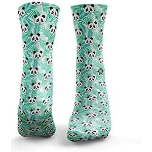 HEXXEE Panda sokken voor heren, meerkleurig, groot, Meerkleurig, Large