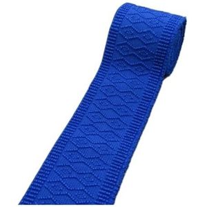 5 cm broek taille katoen elastische rubberen band kleding accessoires met dubbel argyle patroon verdikt (Sblauw)